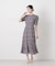 troisieme chaco／別注 CUT JACQUARD ワンピース