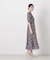 troisieme chaco／別注 CUT JACQUARD ワンピース