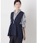 troisieme chaco／別注 PUFFY JACQUARD ジレ