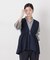 troisieme chaco／別注 PUFFY JACQUARD ジレ