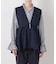 troisieme chaco／別注 PUFFY JACQUARD ジレ