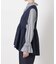 troisieme chaco／別注 PUFFY JACQUARD ジレ