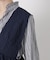 troisieme chaco／別注 PUFFY JACQUARD ジレ
