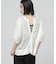 European Flax 2wayオーバーニットトップス