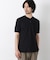 ワイドリブスタンダードヘンリーネックTシャツ 半袖