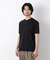 ワイドリブスタンダードヘンリーネックTシャツ 半袖