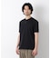 ワイドリブスタンダードヘンリーネックTシャツ 半袖