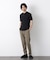 ワイドリブスタンダードヘンリーネックTシャツ 半袖