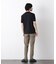 ワイドリブスタンダードヘンリーネックTシャツ 半袖