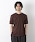ワイドリブスタンダードヘンリーネックTシャツ 半袖