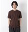 ワイドリブスタンダードヘンリーネックTシャツ 半袖