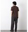 ワイドリブスタンダードヘンリーネックTシャツ 半袖