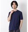 ワイドリブスタンダードヘンリーネックTシャツ 半袖