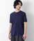 ワイドリブスタンダードヘンリーネックTシャツ 半袖