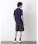ワイドリブスタンダードヘンリーネックTシャツ 半袖