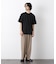 リンクスジャガードスリーブTシャツ