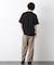 リンクスジャガードスリーブTシャツ