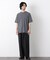 リンクスジャガードスリーブTシャツ