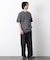 リンクスジャガードスリーブTシャツ