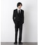 ｢Damerino Formal｣ ブラックフォーマルオールシーズンパンツ(セットアップ可)