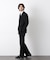 ｢Damerino Formal｣ ブラックフォーマルオールシーズンパンツ(セットアップ可)