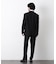 ｢Damerino Formal｣ ブラックフォーマルオールシーズンパンツ(セットアップ可)