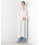 マシンウォッシャブルリネン混 スタンドカラーワンピース
