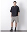 ストレッチワイドプルオーバー Tシャツ半袖（セットアップ可）