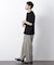 「Meaningful Continuity」coveross(R) ツイル調 冷感プレーティング天竺 ポケットTシャツ