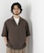 「メランジドライ」ZIPシャツブルゾン(セットアップ可)