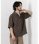「メランジドライ」ZIPシャツブルゾン(セットアップ可)