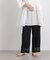 幾何柄レースパンツ(セットアップ可)