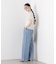 ラメリブカットクルーネックTシャツ