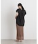 メッシュレースニットスカート
