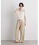 シアーカットクルーネックトップス