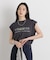 MINERALTEX(TM)ロゴプリントノースリーブTシャツ