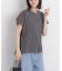 タフタコンビバックギャザーデザインカットトップス
