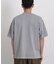 オーバーダイジャガードストライプヘンリーTシャツ 半袖
