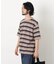 コーマコットンランダムボーダーTシャツ