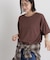 汗隠糸加工&多彩機能カットソー素材 クルーネックトップス