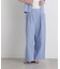 THOUSAND MILE／SEERSUCKER STRIPE WIDE PANTS(セットアップ可)