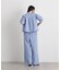THOUSAND MILE／SEERSUCKER STRIPE WIDE PANTS(セットアップ可)
