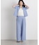 THOUSAND MILE／SEERSUCKER STRIPE WIDE PANTS(セットアップ可)