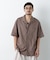 ｢FRENCH LINEN｣ フライフロント半袖シャツ