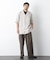 ｢FRENCH LINEN｣ フライフロント半袖シャツ