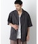 ｢FRENCH LINEN｣ フライフロント半袖シャツ