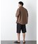｢FRENCH LINEN｣ ベルテッドワイドショーツ