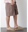 ｢FRENCH LINEN｣ ベルテッドワイドショーツ