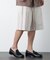 ｢FRENCH LINEN｣ ベルテッドワイドショーツ
