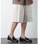 ｢FRENCH LINEN｣ ベルテッドワイドショーツ